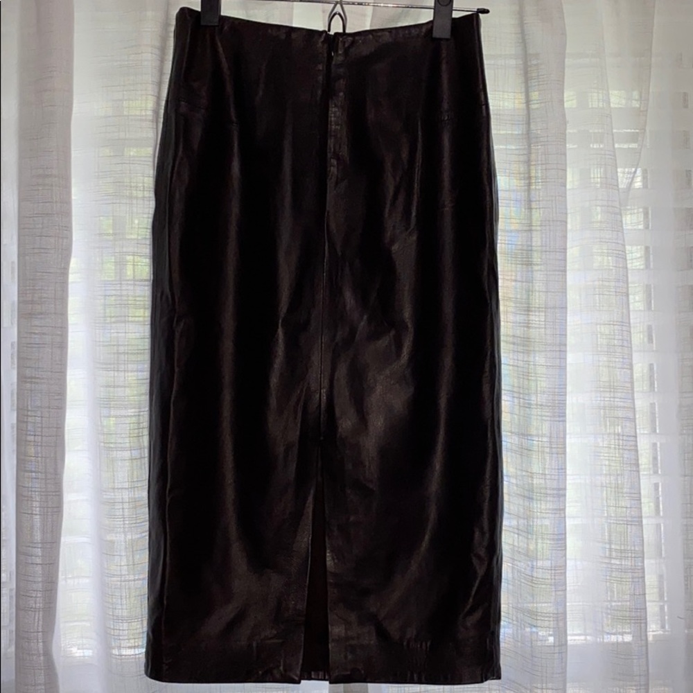 Zelda Leather Pencil Skirt